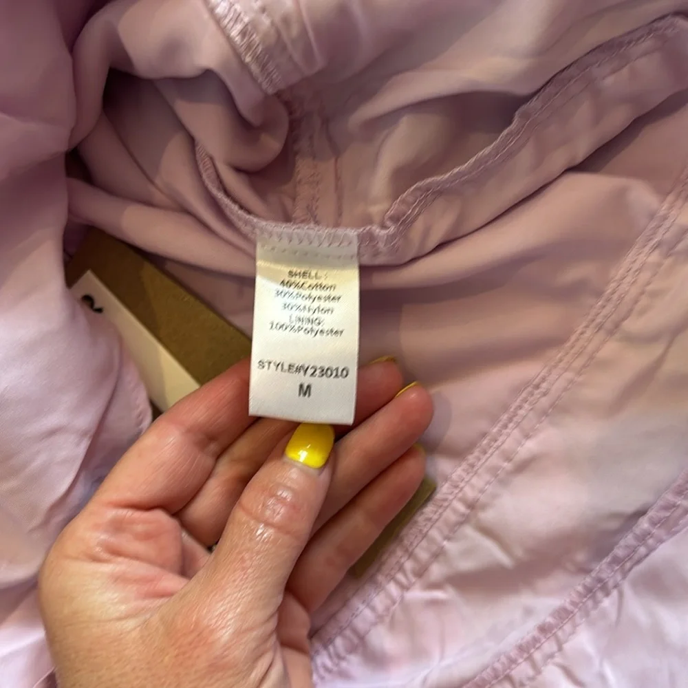 DO+BE COLLECTION Organza Polka Dot Ruffle Mini Skirt• SKU:Y23010-LAVENDER-6 - Picture 5 of 5